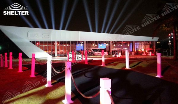 Commercial Tents: Outdoor Products Launch Venue