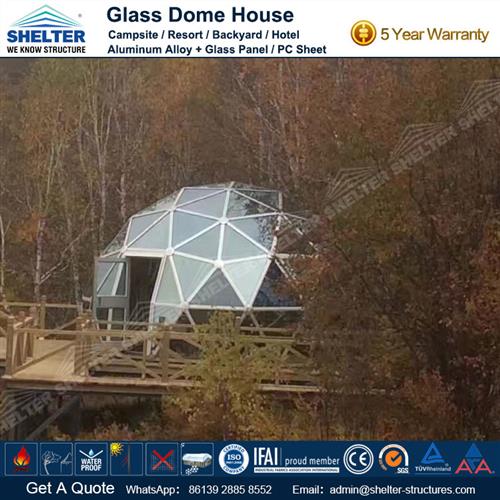 Dia. 6m Glamping Dome - Living Geodome