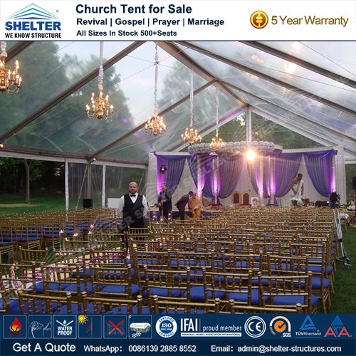 Transparent Tent for Church - Marriage Ceremony