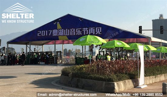 Shelter Festival Marquees in New Year Celebrations 2017