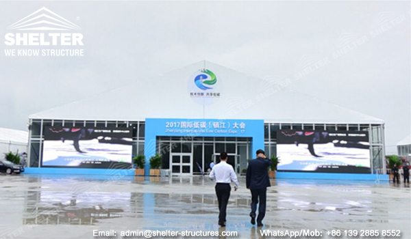 Shelter Provides Expo Marquees for Zhenjiang International Low Carbon Expo’17